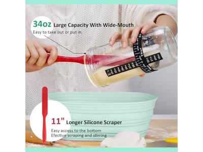 سلة بانيتون 9 بوصات لعجين الخبز مجموعة أدوات خبز دائرية