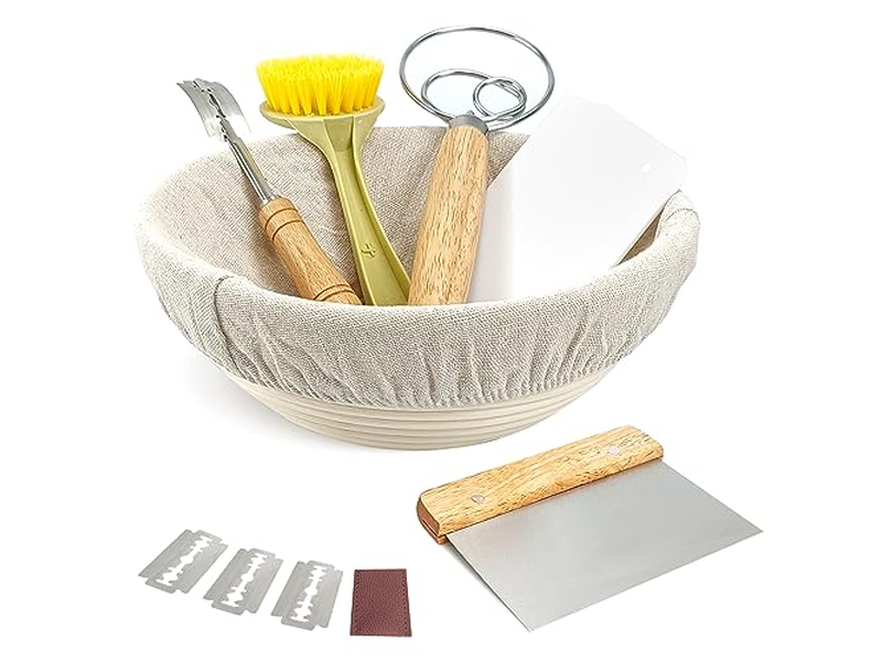 خبز مع جاك بانيتون باستخدام بطانة للعجين المخمر