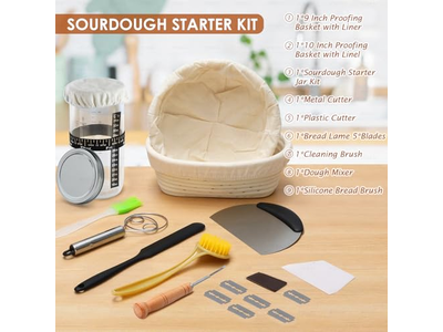 سلال خبز الخباز بطانة للقلي بالهواء صينية خبز 9 بوصات