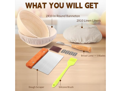 إكسسوارات بانيتون مستلزمات خبز الخبز أغطية بطانة قماشية