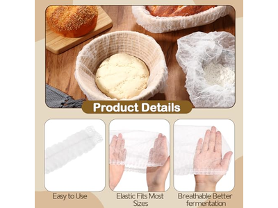 سلة تخمير بانيتون كبيرة بيضاوية 9 بوصات حزمة بانيتون عادية