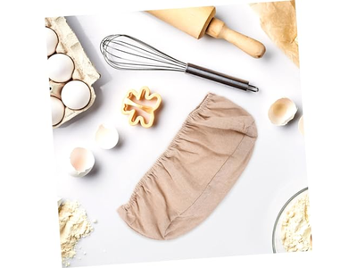 سلة خبز مدفأة 9 بوصات لتخمير العجين المخمر من الروطان الطبيعي