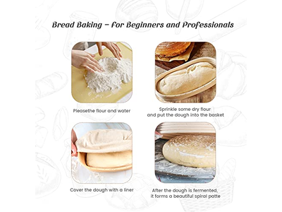 مجموعة ليم ومكشطة بانيتون 12 بوصة بيضاوية من الفولاذ المقاوم للصدأ مع أدوات خبز 11 سم للاستخدام اليدوي