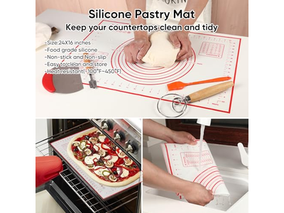 سلة تخمير الخبز دائرية وبيضاوية للتخمير عبوتين 9 بوصات خبز بلاستيكي