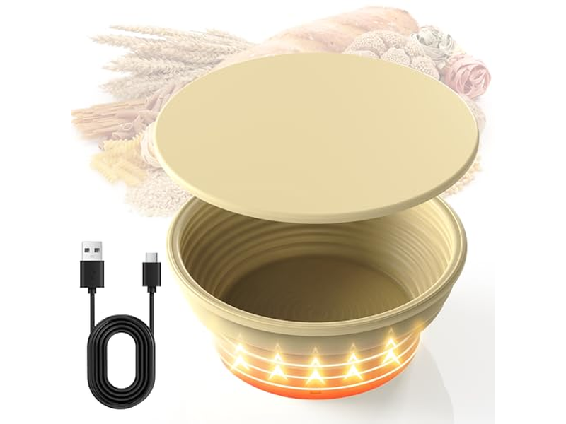 سلة أعواد الخبز لتخمير الخبز الحرفي القابل للغسل