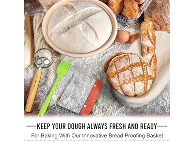 سلة هدايا مكونات الخبز سلال تخمير للخبز