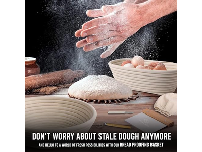 سلة هدايا مكونات الخبز سلال تخمير للخبز