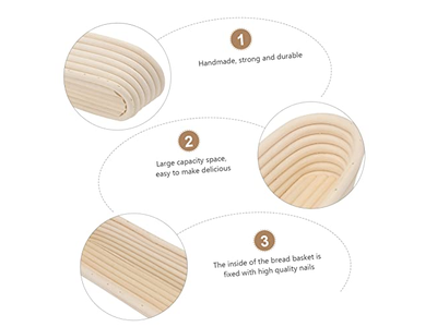 سلة تخمير بانيتون صديقة للبيئة مجموعة أدوات خبز الهدايا