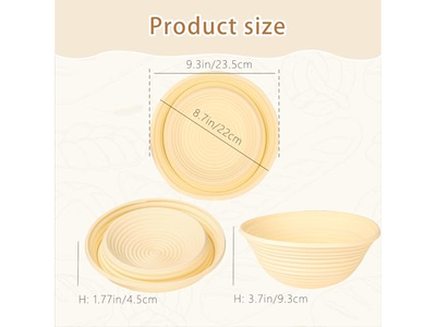 بانيتون للخبز الحرفي باستخدام غطاء 10 بوصات بيضاوي 8 قطع