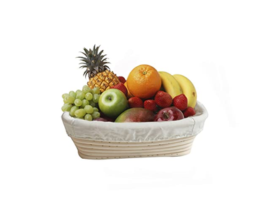 بينيتون دائرية وبيضاوية سلة تخمير فرشاة خبز مكشطة وعاء