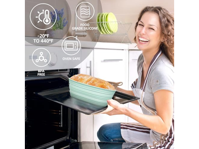 سلة تخمير الخبز المثلثة مع مدفأة مقاومة للحشرات