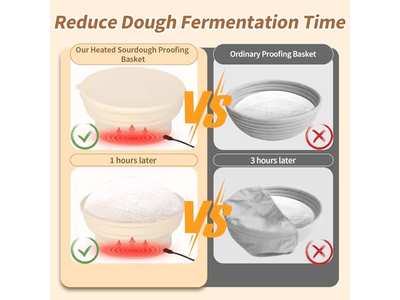 قماش تخمير كوشيه للخبز سلة بانيتون خوصية بقياس 8 بوصات دائرية مبطنة 7 بوصات