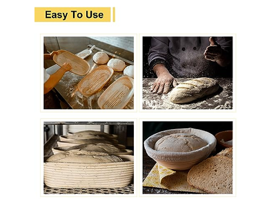 بطانات قماشية للسلال سلة تقديم خبز دائرية مع مجموعة مصغرة للحرف