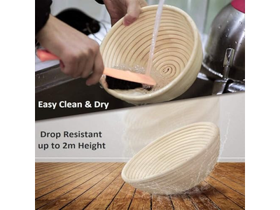 وعاء سلة صالح للطعام بطانة تخمير الخبز بدلة تشكيل العجين المخمر