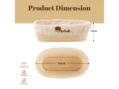 وعاء خبز الروطان الإندونيسي لخبز العجين المخمر