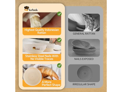 وعاء خبز الروطان الإندونيسي لخبز العجين المخمر